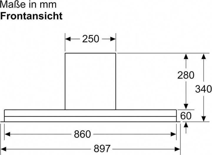 Produktbild Bosch Hausgeräte DBB97AM60 (Unterbauhaube)