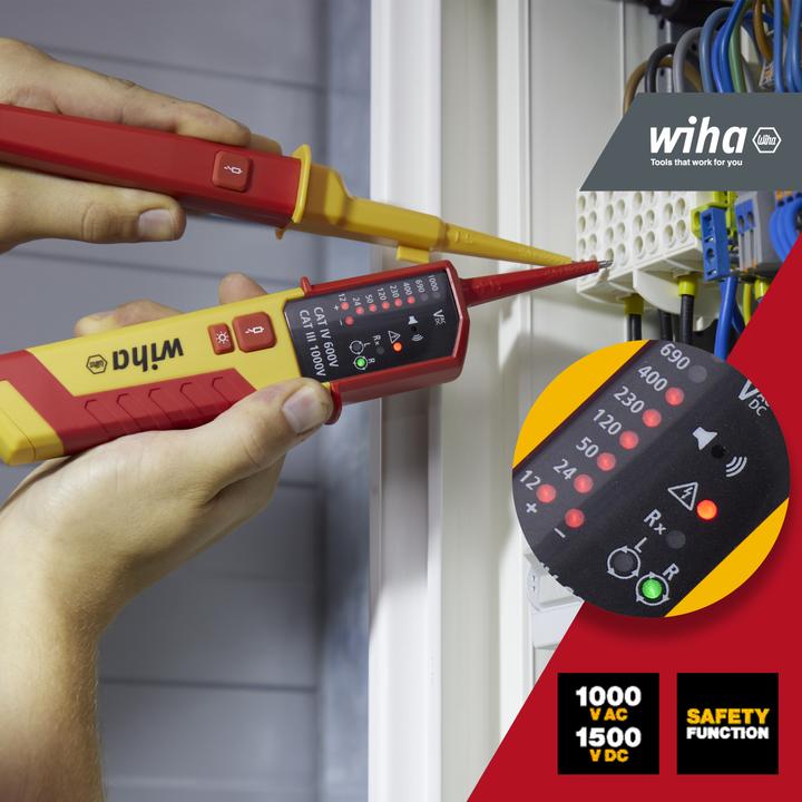 Produktbild Wiha Spannungs- und Durchgangsprüfer (CAT IV 600V, CAT III)