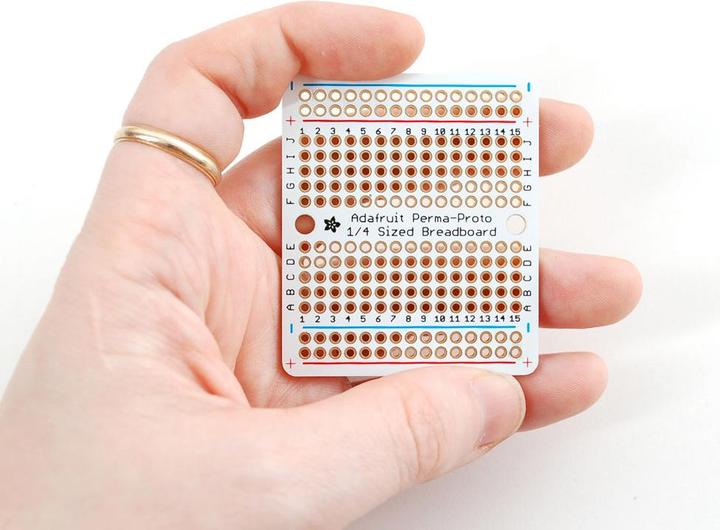 Immagine prodotto Adafruit Perma-Proto Breadboard PCB da un quarto (Breadboard)