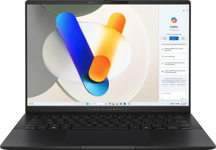 Produktbild ASUS Vivobook S 14 OLED (14", Intel Core Ultra 7 258V, 32 GB, 1000 GB, CH)