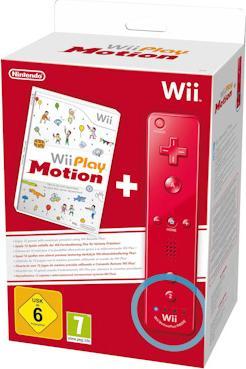 Produktbild Nintendo Wii Remote Controller inkl. Wii Play -ROT- (Wii)
