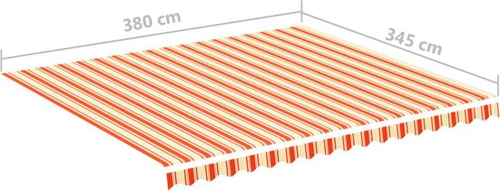 Produktbild VidaXL Markisenstoff (400 x 350 cm)