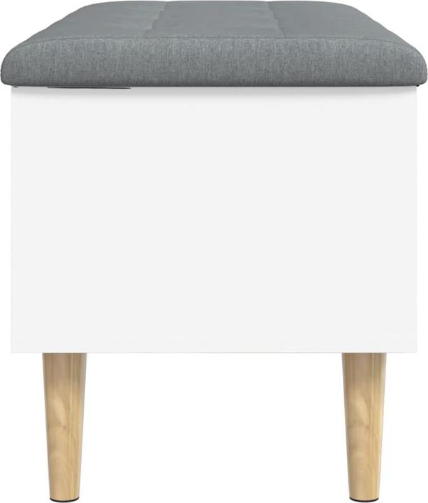 Immagine prodotto VidaXL Panca con vano portaoggetti Bianco 82x42x46 cm (82 cm)