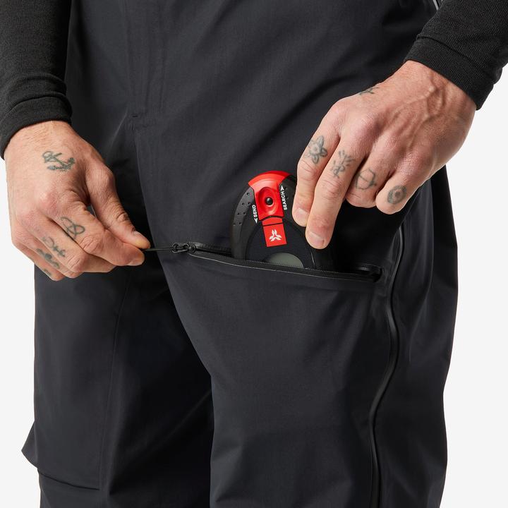 Produktbild Wedze Skihose Herren Latzhose sehr wasserdicht - FR900 schwarz (M)