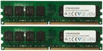 Actual product image V7 2X2GB KIT DDR2 800MHZ CL6 (2 x 2GB, 800 MHz, DDR2-RAM, DIMM)