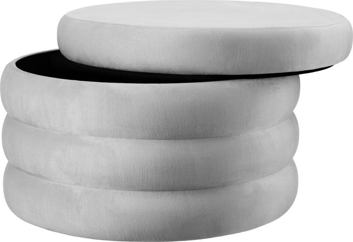 tectake tabouret Altu XL, rembourré, rangement