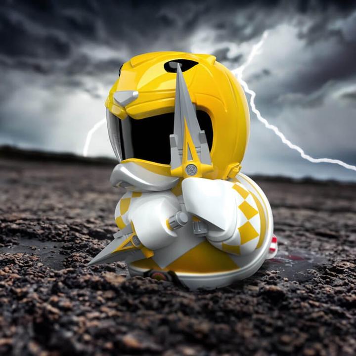 Actual product image Numskull Canard de bain - Mighty Morphin Power Rangers - Ranger Jaune (Première Édition)