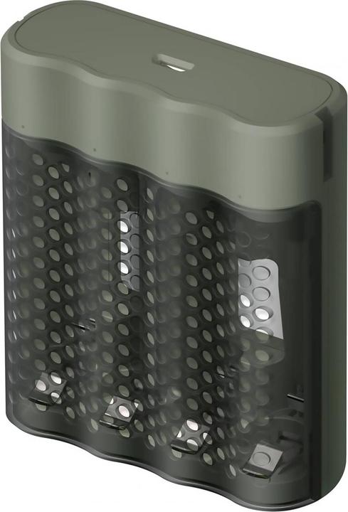 Actual product image GP Batteries ReCyko M451/270 4-Port USB Ladegerät inkl.4xAA NiMh 2600mAh (5 pcs., AA, 2600 mAh, Rechargeable battery)