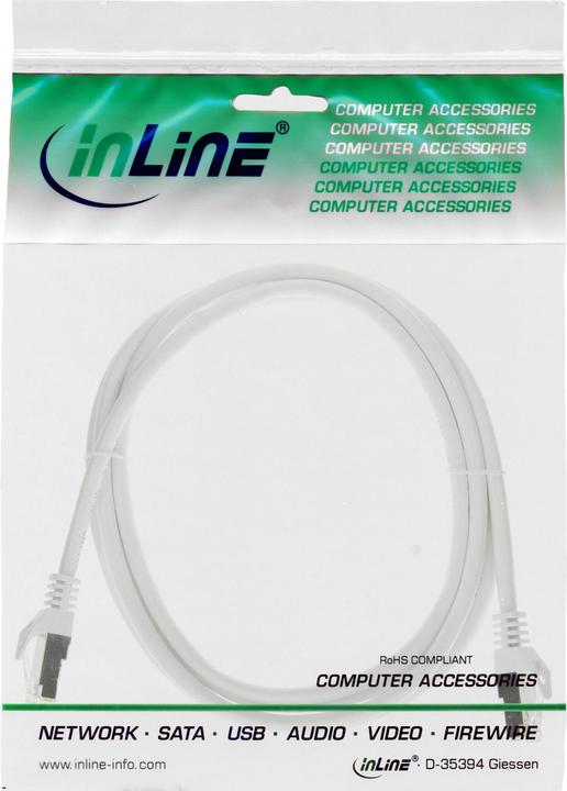 Produktbild InLine Patchkabel (SF/UTP, CAT5e, 1 m)