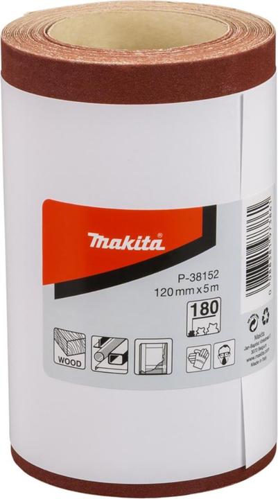Actual product image Makita Abrasive paper roll wood/metal grain 180 (180)