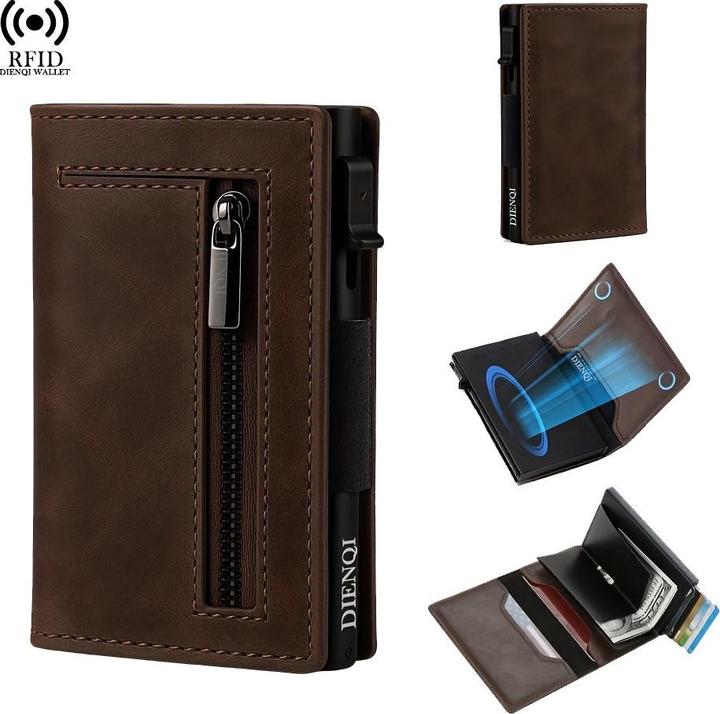 Actual product image Cbx Smart Wallet RFID Kreditkartenhalter Coffee