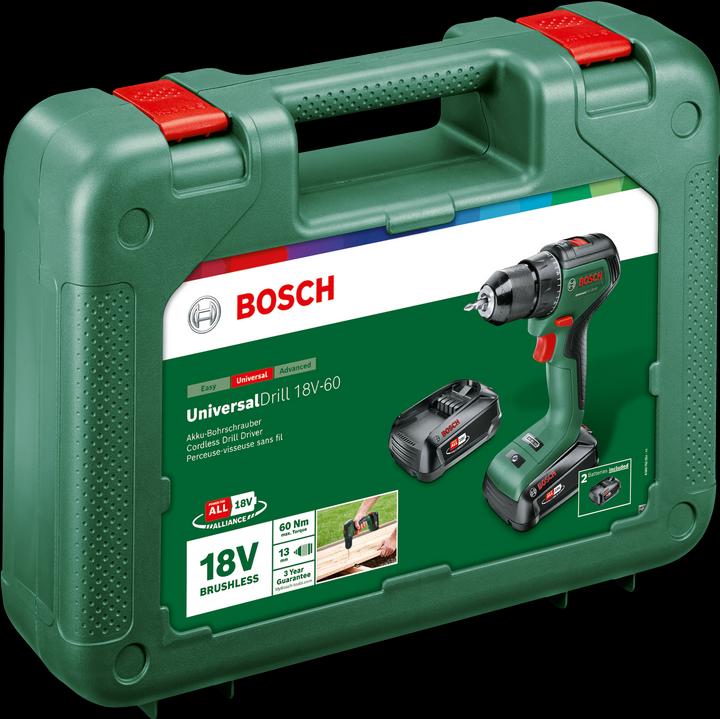 Produktbild Bosch Home & Garden UniversalDrill 18V-60 (Akkubetrieb)