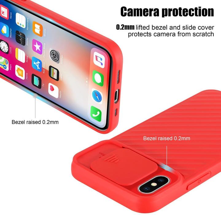 Immagine prodotto Cadorabo Cover in TPU con protezione della fotocamera (Apple iPhone XS Max)