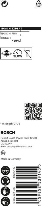 Actual product image Bosch Professional Zubehör Expert CYL-9 MultiConstruction drill, 8 x 80 x 120 mm, d 7.2 mm (8 millimetres)