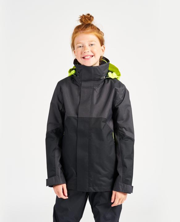 Image du produit Tribord Veste de pluie Veste de voile enfants imperméable au vent - Sailing 300 gris foncé (122)