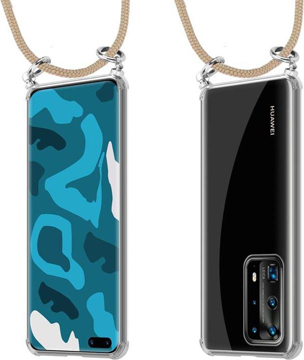 Produktbild Cadorabo TPU Handy Kette SILBER Cover