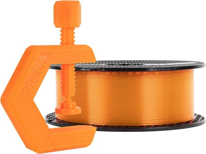 Actual product image Prusa Prusament PETG Orange 1kg (PETG, 1.75 mm, 1038 g, Orange)