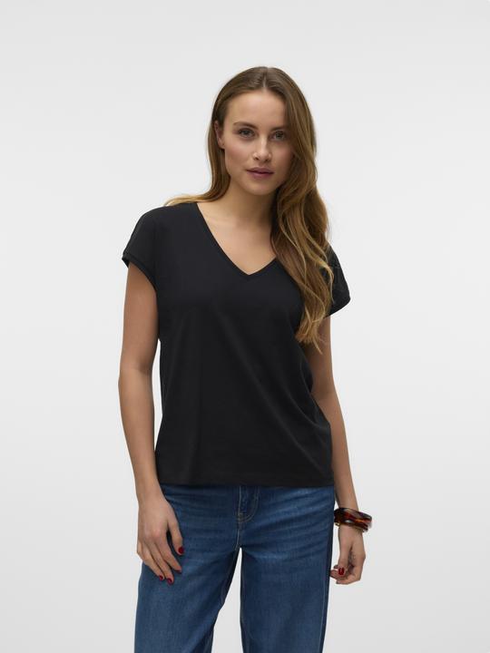 Image du produit Vero Moda Vmluna Ss V-Neck Tee Jrs Noos (XS)