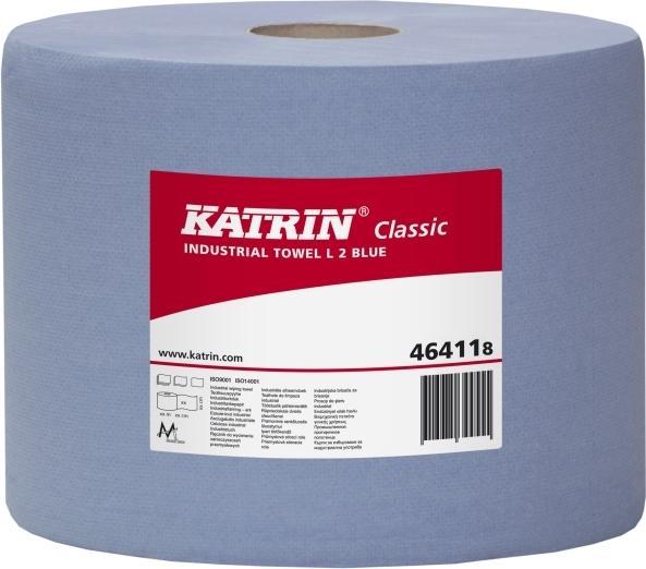 Actual product image Katrin Cleaning roll Classic XXL3 Dimensions: 38 cm x 380 m (W x L) Material: Tissue Colour: blue (1 x)