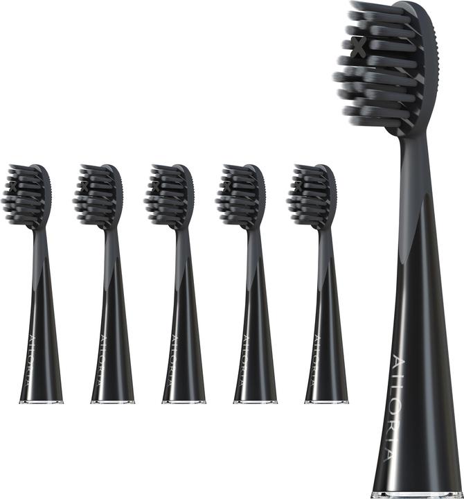 Actual product image Ailoria Toothbrush head Charcoal 6 pieces (6 x)
