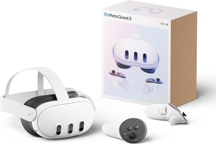 Produktbild Oculus Meta Quest 3 Virtual reality system, 128GB, White, Asgard's Wrath 2 bundle (128 GB)