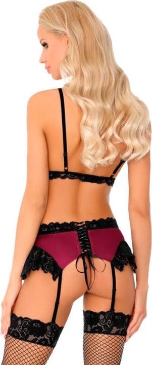 Produktbild LivCo Corsetti Fashion NAHIR LC 20214 BH + HÖSCHEN + STRUMPFGÜRTEL S/M (S)
