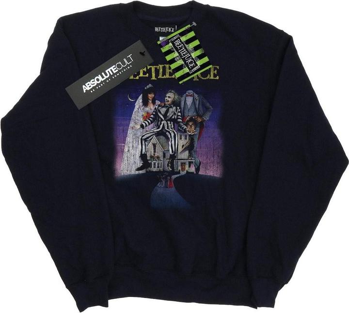 Immagine prodotto Beetlejuice Distressed Poster Felpa Donna (M)