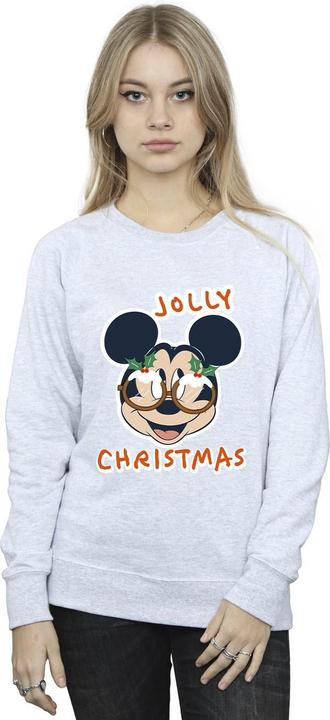 Immagine prodotto Disney Mickey Mouse Jolly Christmas Glasses Felpa Donna (L)