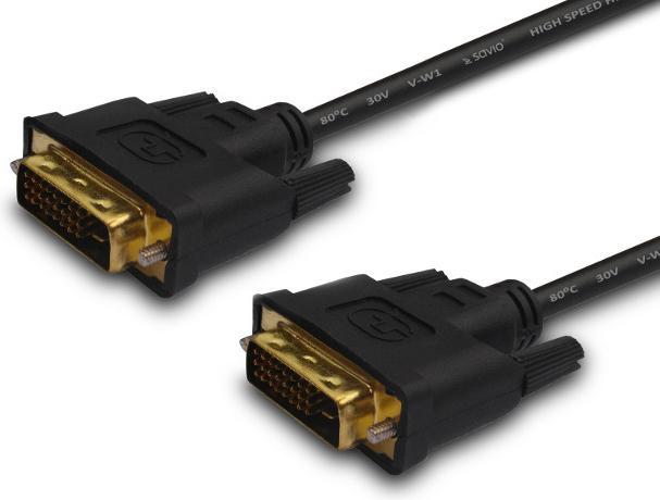 Produktbild Savio CL-31 DVI-Kabel DVI-D (1.80 m, DVI)