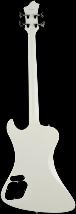Actual product image Hagstrom E-Bass, Nekromant 4, White Gloss (Electric guitar, Mahogany)