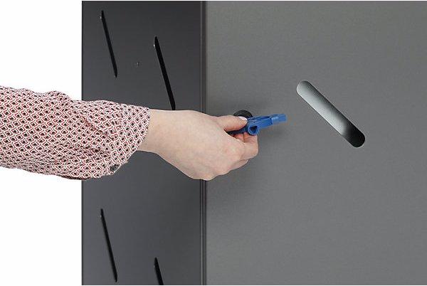 Image du produit VAR Poste de tri des déchets, quadruple ouverture de dépôt, capacité 200 l, mica de (200 l)