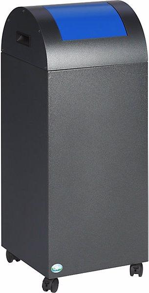 Produktbild VAR Selbstlöschende Wertstoffsammler, 60l, 320x800x320mm, antiksilber, Klappe silber (60 l)