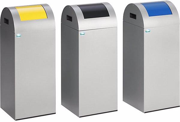 Actual product image VAR Self extinguishing recyclable waste collectors, capacity 60 l, WxHxD 320 x 800 x (60 l)