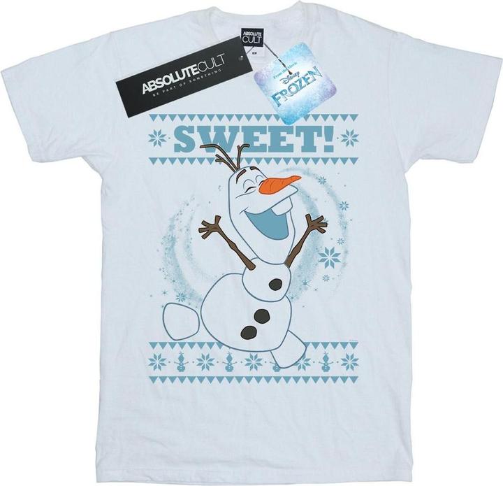 Immagine prodotto Disney Frozen Olaf Sweet Christmas Maglietta Uomo (XL)