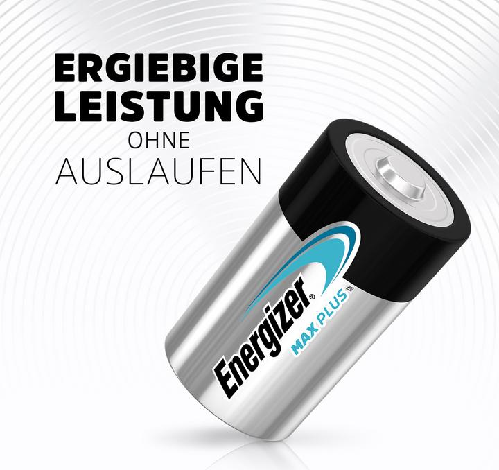 Image du produit Energizer Max Plus Alkaline (2 pcs, D, 16500 mAh)