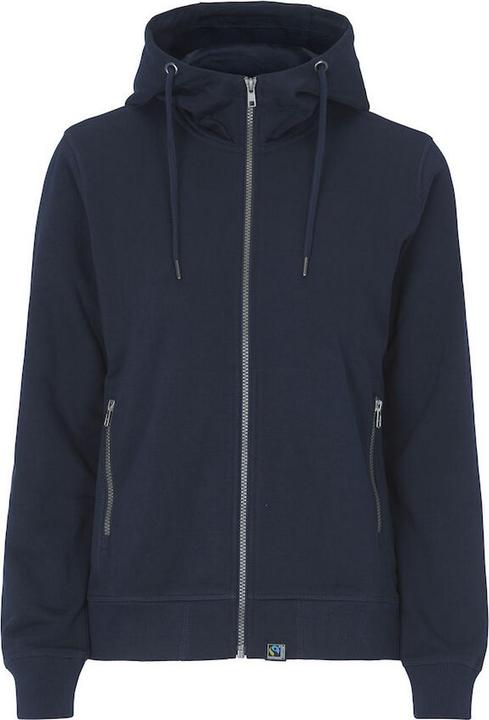 Cottover Hoodie mit durchgehendem Reissverschluss