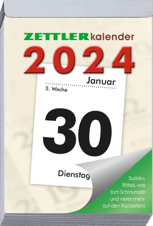 Immagine prodotto Calendario giornaliero a strappo XXL 2024 9,9x14,3 (Tedesco)