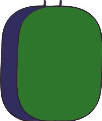 Produktbild Helios Falthintergrund Chromakey grün+blau 150x200 (150 cm, 200 cm)