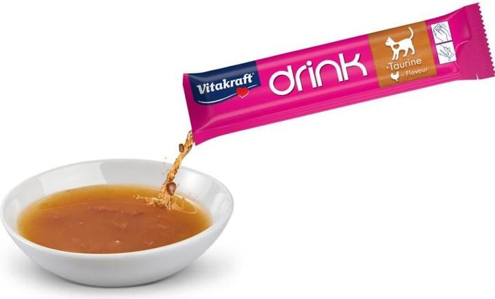 Actual product image Vitakraft Drink with chicken flavour and taurine for cats - (57999) (Junior, 5 pcs., 150 g)