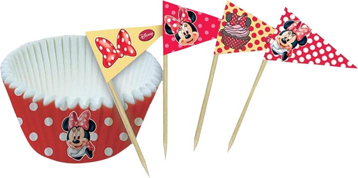 Produktbild Disney Muffinförmchen mit Stäbchen Bistrot 48erPack