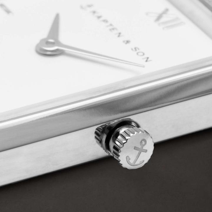 Actual product image Kapten & Son Grace Silver Mesh (Analogue wristwatch, 25 mm)