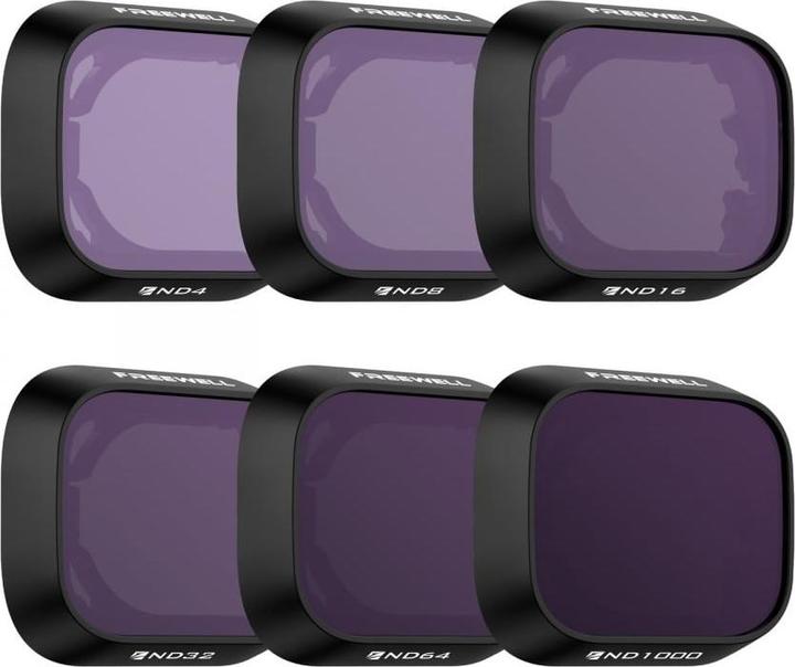Actual product image Freewell Filters All Day (6-Pack) (Drone filters, DJI Mini 3, DJI Mini 3 Pro)