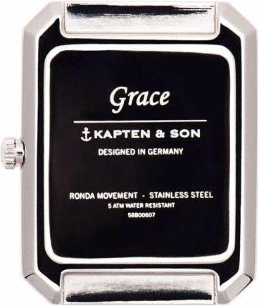 Actual product image Kapten & Son Grace Silver Mesh (Analogue wristwatch, 25 mm)