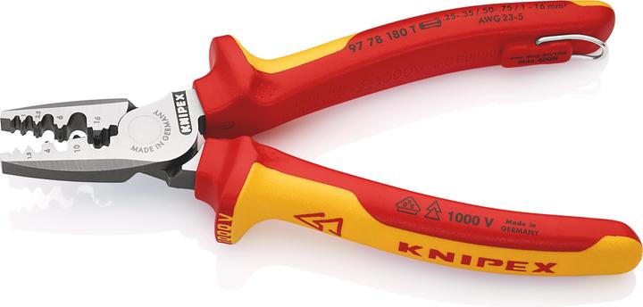 Produktbild Knipex Crimpzange für Aderendhülsen (180 mm)