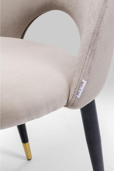 Image du produit Kare Design Stuhl Iris Velvet Beige