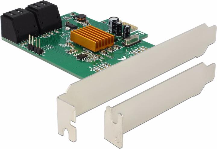 Actual product image Delock 4 port SATA PCI Express card