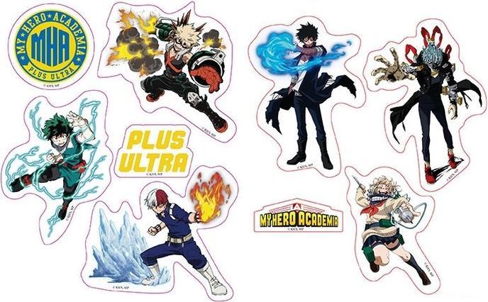Immagine prodotto ABYstyle MY HERO ACADEMIA - Adesivi - 16x11cm 2 fogli - Eroi Cattivi X5