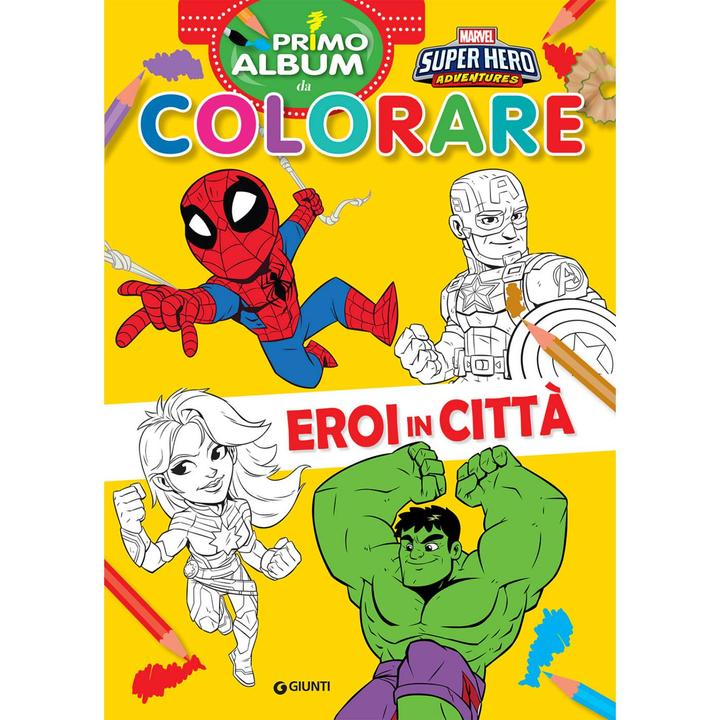 Immagine prodotto Primo album da colorare Marvel Super Hero Adventures (Italiano, Walt Disney)