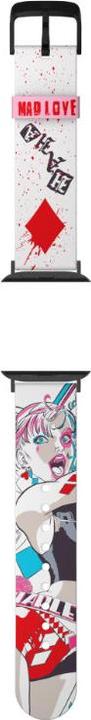 Image du produit Moby Fox Bracelet Smartwatch Harley Quinn Mad Love 22 mm (22 mm, Silicone, Acier inoxydable, Montre Apple)