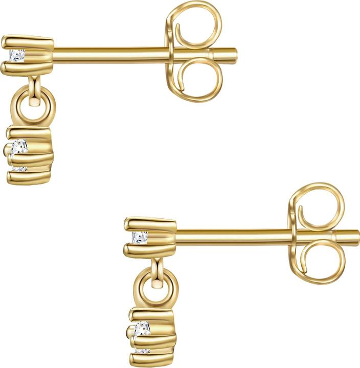 Image du produit Glanzstücke München Femme argent sterling zirconium or jaune - 23726 (Argent Sterling)